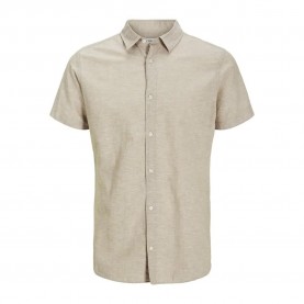 риза,с,къс,ръкав,мъжки,ризи,jack,&,jones,breeze,sn,plus,short,sleeve,shirt,beige,(crockery)