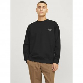 блуза,мъжки,пуловери,jack,&,jones,chad,branding,sweatshirt,black