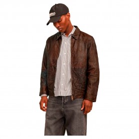 яке,мъжки,якета,jack,&,jones,crincle,leather,jacket,brown