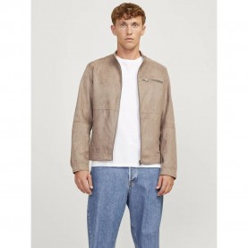 яке,мъжки,якета,jack,&,jones,dylan,biker,leather,jacket,falcon,(beige)