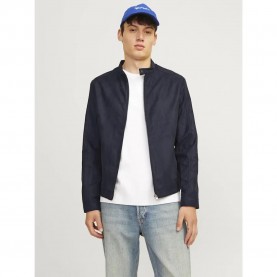 яке,мъжки,якета,jack,&,jones,dylan,clean,leather,jacket,blue,(jet,black)