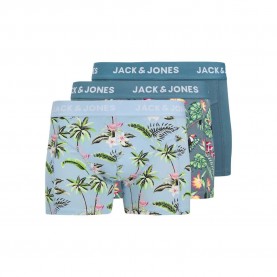 боксерки,мъжко,бельо,jack,&,jones,flower,bird,boxers,3,units,blue,(chambray,blue,oceanview,oceanview)