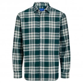карирана,риза,мъжки,ризи,jack,&,jones,joshua,flannel,check,long,sleeve,shirt,green,(forest,river,checks)