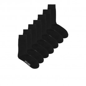 чорапи,мъжки,чорапи,jack,&,jones,rafael,plus,socks,7,pairs,black,(black)
