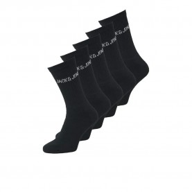 чорапи,мъжки,чорапи,jack,&,jones,regen,tennis,socks,5,pairs,black,*5,vertical,logo,(black)