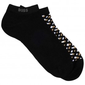 чорапи,мъжки,чорапи,boss,monogram,10263662,socks,2,pairs,black