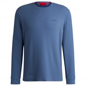 тениска,мъжки,пижами,hugo,austin,long,sleeve,pyjama,t,shirt,open,blue,(blue)