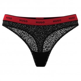дамско,бельо,дамски,бикини,и,танкини,hugo,50535274,thong,black,(black)