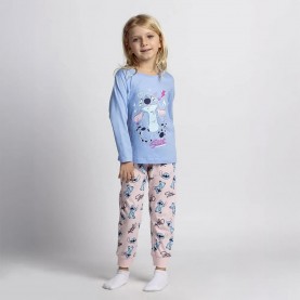 Пижама Stitch Single jersey long sleeve pyjama - Blue (Blue) пижама,детски,пижами,stitch,single,jersey,long,sleeve,pyjama,blue,(blue)