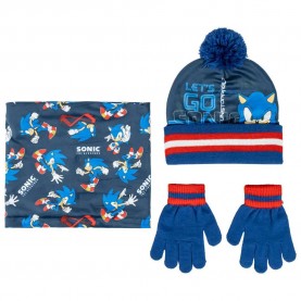 комплект,всички,шапки,cerdá,sonic,beanie,3,pieces,blue,(blue)