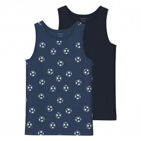 футболна,фланелка,детски,тениски,name,it,football,sleeveless,t,shirt,2,units,blue,(dark,denim)
