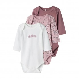 детски,облекла,за,момичета,name,it,grape,flower,long,sleeve,body,3,units,white,pink,(grape,shake)