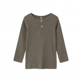 тениска,детски,тениски,name,it,kab,mini,long,sleeve,t,shirt,bungee,cord,melange,(brown,grey)