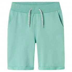 къси,панталони,детски,панталони,name,it,vermo,long,sweat,shorts,creme,de,menthe,(green)