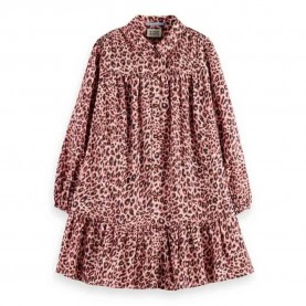 рокля,детски,поли,и,рокли,scotch,&,soda,177936,long,sleeve,dress,pink