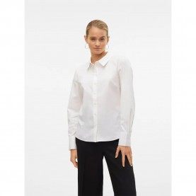 риза,с,дълъг,ръкав,дамски,блузи,дамски,ризи,vero,moda,anna,fitted,long,sleeve,shirt,white,(bright,white)