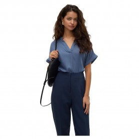 дамски,блузи,дамски,ризи,vero,moda,beauty,short,sleeve,blouse,china,blue,(blue)