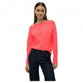 блуза,дамски,пуловери,дамски,плетени,дрехи,vero,moda,doffy,sweater,dubarry,melange,(orange)