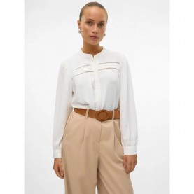 риза,с,дълъг,ръкав,дамски,блузи,дамски,ризи,vero,moda,emma,lace,long,sleeve,shirt,snow,white,(white)