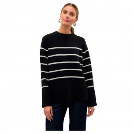 блуза,дамски,пуловери,дамски,плетени,дрехи,vero,moda,flawless,sweater,black,(black,w.,birch)