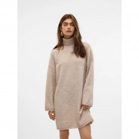рокля,дамски,поли,и,рокли,vero,moda,gemma,long,sleeve,dress,plaza,taupe,(beige)