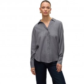 риза,с,дълъг,ръкав,дамски,блузи,дамски,ризи,vero,moda,melaney,queeny,long,sleeve,shirt,excalibur,melange,(grey)