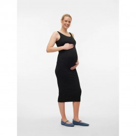 рокля,дамски,поли,и,рокли,vero,moda,misa,seamless,maternity,sleeveless,midi,dress,black