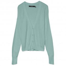 жилетка,дамски,пуловери,дамски,плетени,дрехи,vero,moda,newlexsun,cardigan,gray,mist,(green)