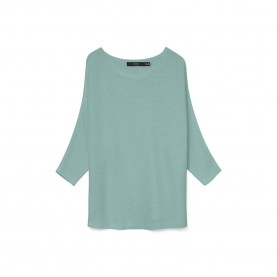 блуза,дамски,пуловери,дамски,плетени,дрехи,vero,moda,nora,3,4,sweater,gray,mist,(green)