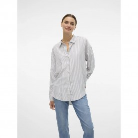 риза,с,дълъг,ръкав,дамски,блузи,дамски,ризи,vero,moda,nora,oversize,long,sleeve,shirt,bright,white,nok,hedge,green,(white)