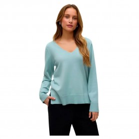блуза,дамски,пуловери,дамски,плетени,дрехи,vero,moda,silje,v,neck,sweater,blue,(gray,mist)