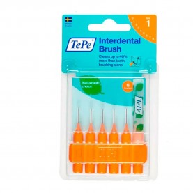 хигиена,аксесоари,tepe,104744,interdental,brush,6,units,clear,(orange)