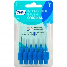 хигиена,аксесоари,tepe,104745,interdental,brush,6,units,clear,(blue)