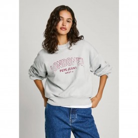 Блуза Pepe jeans Fiorelina sweatshirt - Grey (Marl Grey) блуза,дамски,блузи,pepe,jeans,fiorelina,sweatshirt,grey,(marl,grey)