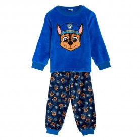 Пижама Paw patrol Fleece applications long sleeve pyjama - Blue (Blue) пижама,детски,пижами,paw,patrol,fleece,applications,long,sleeve,pyjama,blue,(blue)