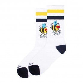 чорапи,дамски,чорапи,american,socks,let,me,bee,socks,white,(white,yellow,black)