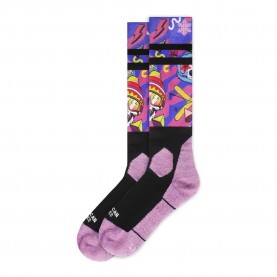 чорапи,дамски,чорапи,american,socks,retro,blizzard,socks,multicolor,(pink,blue,red,yellow)