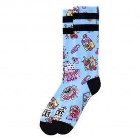 чорапи,дамски,чорапи,american,socks,slope,dope,socks,blue,purple,red,green,(blue)