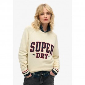 блуза,дамски,пуловери,дамски,плетени,дрехи,superdry,slouchy,graphic,sweater,beige
