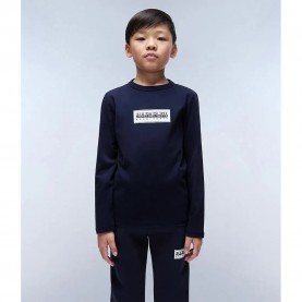 тениска,детски,тениски,napapijri,chamois,long,sleeve,t,shirt,blue,marine,(blue)