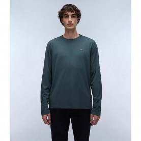Тениска Napapijri Salis long sleeve T-shirt - Green / Grey (Green Urban) тениска,мъжки,тениски,дамски,тениски,napapijri,salis,long,sleeve,t,shirt,green,grey,(green,urban)