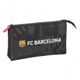 канцеларски,принадлежности,safta,fc,barcelona,triple,pencil,case,black