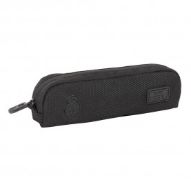 канцеларски,принадлежности,safta,real,madrid,premium,oval,pencil,case,black,(multicolor)