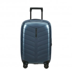 куфари,samsonite,attrix,spinner,55,23,38,44l,expandable,trolley,bag,steel,blue,(blue)