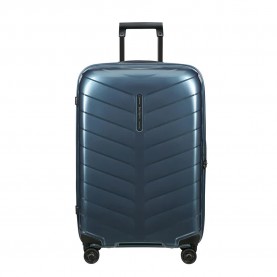 куфари,samsonite,attrix,spinner,69,25,73l,trolley,bag,steel,blue,(blue)