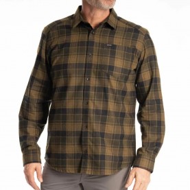 риза,с,дълъг,ръкав,мъжки,ризи,klim,cottonwood,midweight,long,sleeve,shirt,dark,olive,black,(green,brown)