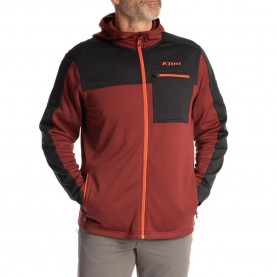 блуза,мъжки,пуловери,klim,glacier,full,zip,sweatshirt,cabernet,black,(red)