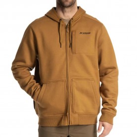 блуза,мъжки,пуловери,klim,gunnison,heavyweight,full,zip,sweatshirt,breen,(brown)