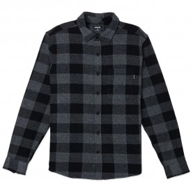 риза,с,дълъг,ръкав,мъжки,ризи,hurley,portland,long,sleeve,shirt,black