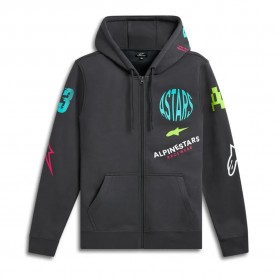 блуза,мъжки,пуловери,alpinestars,variegate,full,zip,sweatshirt,grey,(gunmetal)